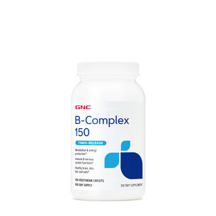 B-Complex 150 - 100 Timed Release Tablets &#40;100 Servings&#41;  | GNC